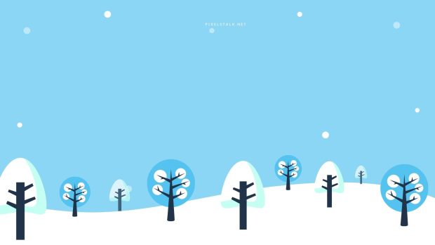 Winter Forest Wallpaper Free Download.