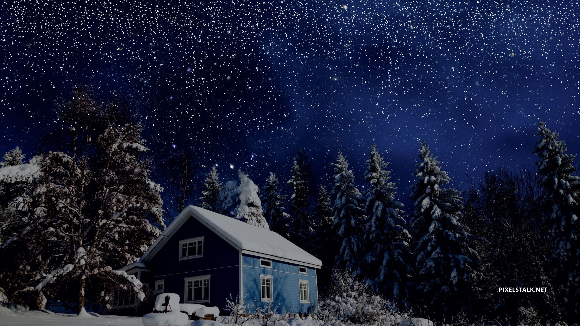 27 Winter Night Sky Wallpaper  WallpaperSafari