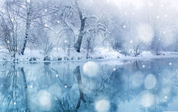 Winter Snow Background HD.