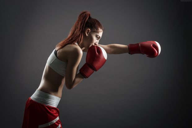 Women Boxing Wallpaper HD.