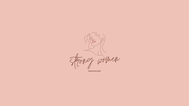 Womens Day Background Minimalist.