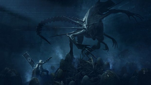 Xenomorph Wide Screen Wallpaper HD.