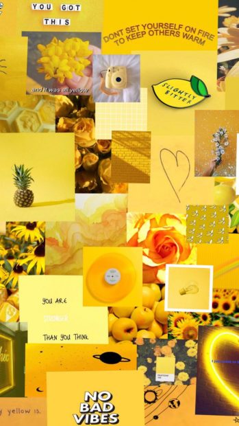 Yellow Aesthetic Backgrounds HD Iphone.