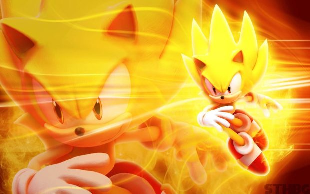 Yellow Sonic The Hedgehog Wallpaper HD.