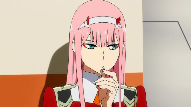 Zero Two Aesthetic Wallpaper 1080p.