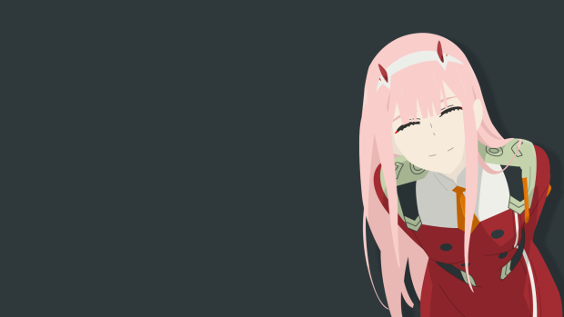 Zero Two Aesthetic Wallpaper Computer.