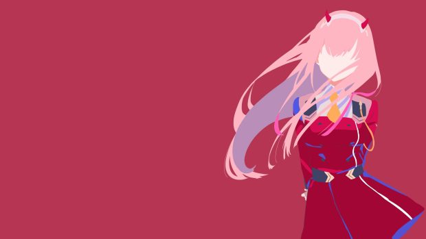 Zero Two Aesthetic Wallpaper HD Free download.