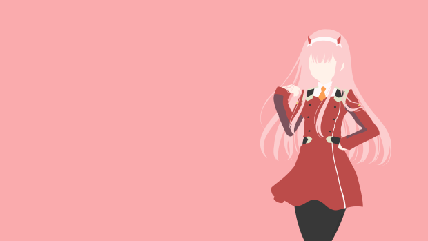 Zero Two Aesthetic Wallpaper High Resolution.