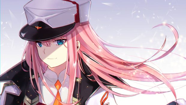 Zero Two Desktop Wallpaper Aesthetic.