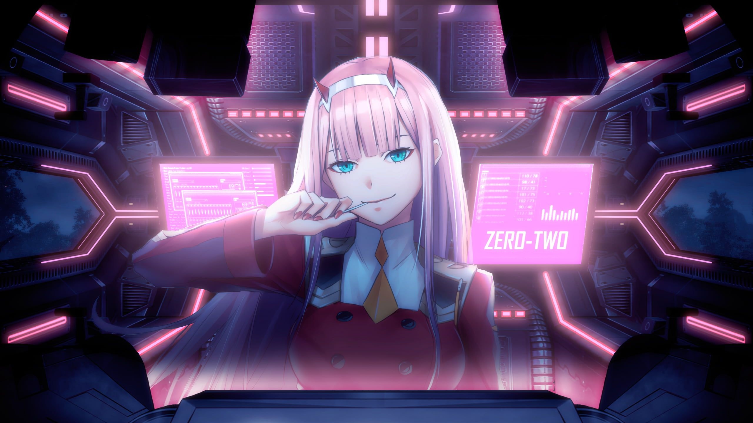 Zero Two HD Wallpapers Free download - PixelsTalk.Net