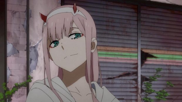 Zero Two Wallpaper Aesthetic HD.