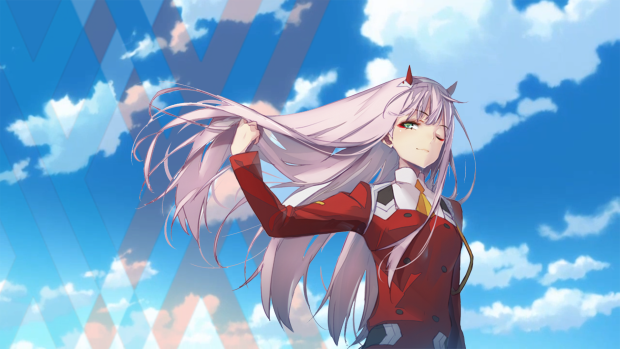 Zero Two Wide Screen Wallpaper.