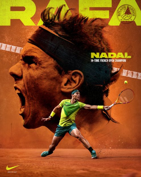 iPhone Rafael Nadal Roland Garros 2022 Champions Wallpaper HD.