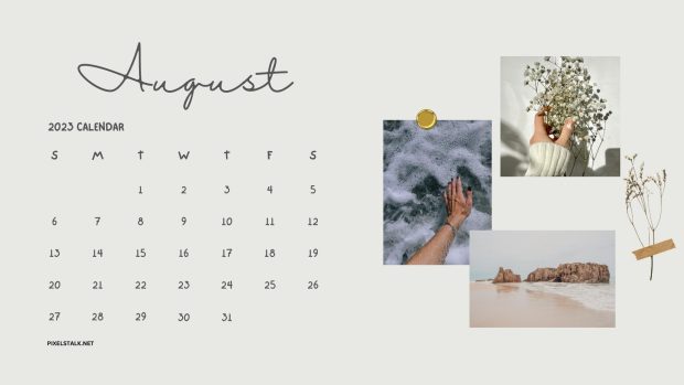 1920x1080 August 2023 Calendar Wallpaper HD.