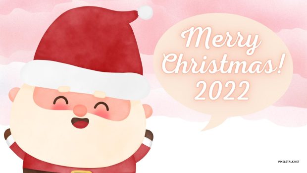 2022 Merry Christmas Wallpaper HD.