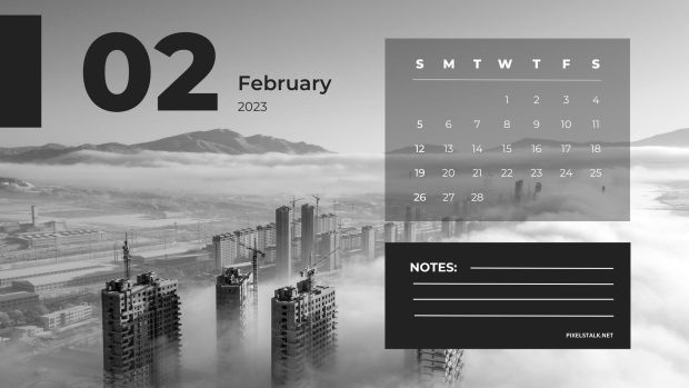 Aesthetic February 2023 Wallpaper HD.