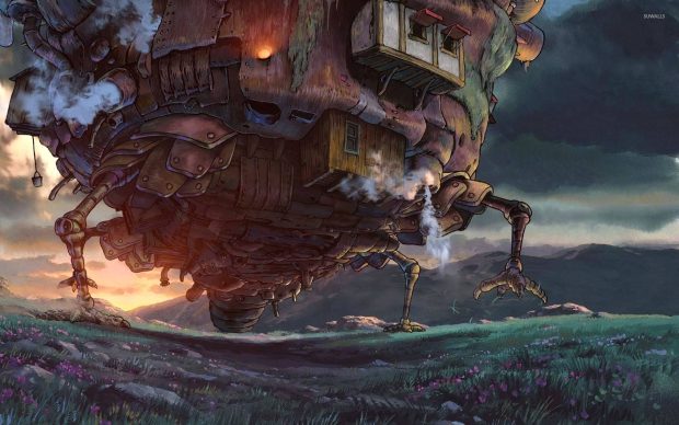 Anime Howl s Moving Castle Desktop Wallpaper HD.