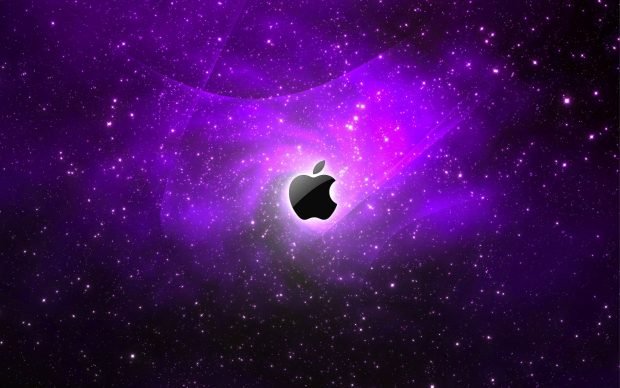 Apple Purple Galaxy Wallpaper HD.