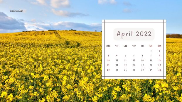 April 2023 Calendar Image Free Download.