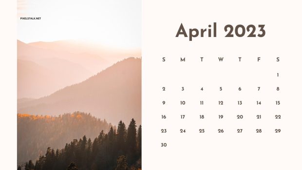 April 2023 Calendar Pictures Free Download.