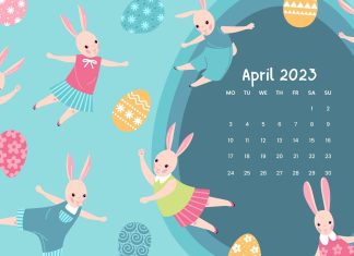 April 2023 Calendar Wallpaper Desktop.