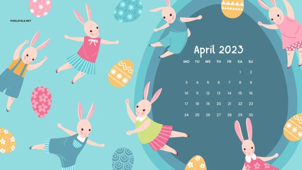 April 2023 Calendar Wallpaper Desktop.