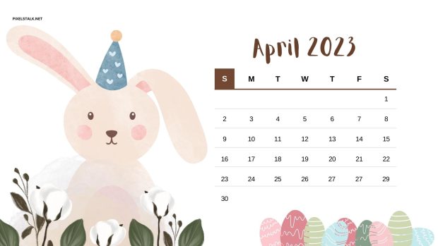April 2023 Calendar Wallpaper Free Download.