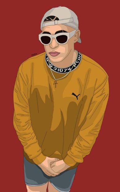 Art Bad Bunny Wallpaper HD.