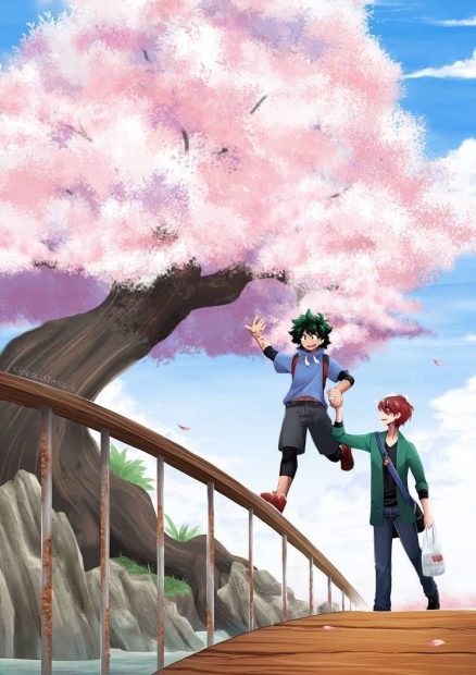 Art Cute Tododeku Wallpaper HD.