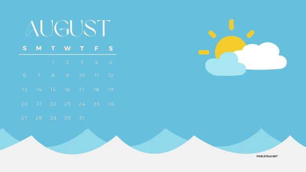 August 2023 Calendar Backgrounds HD.