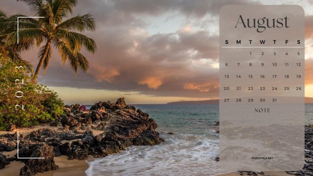 August 2023 Calendar Image Free Download.