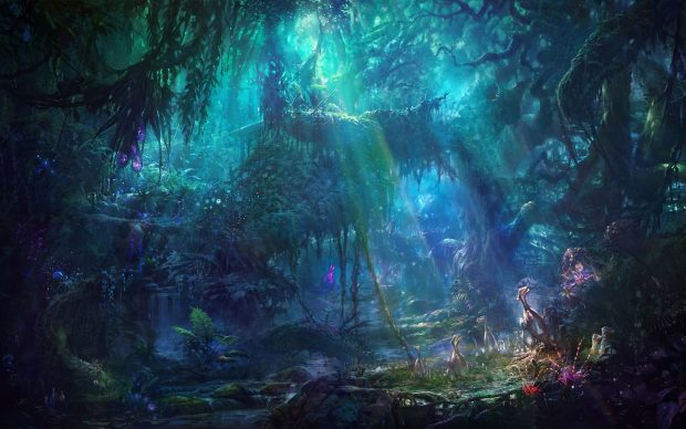 Beautiful Fantasy Landscape Wallpaper HD.