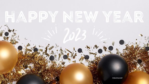 Beautiful Happy New Year 2023 Wallpaper HD.