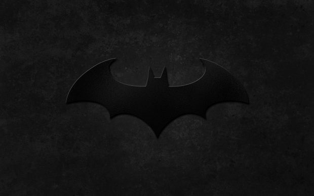 Black Batman Logo Wallpaper HD.