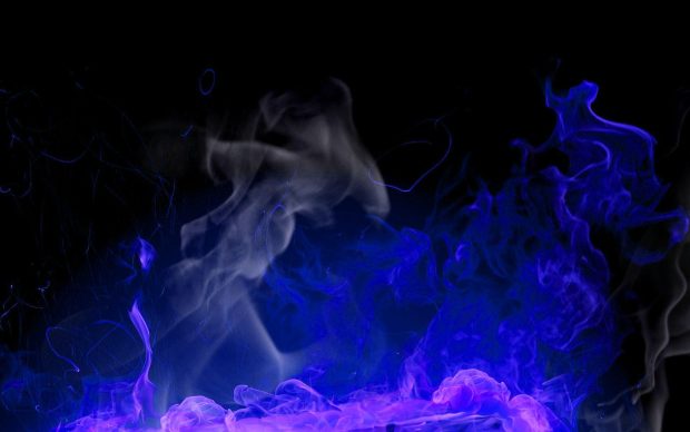 Blue Fire Background High Quality.