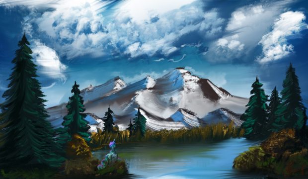 Bob Ross Wallpaper Free Download.