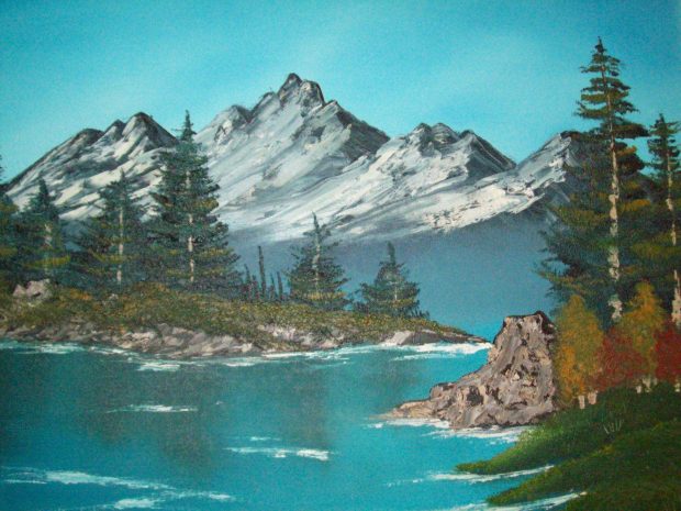 Bob Ross Wide Screen Wallpaper HD.