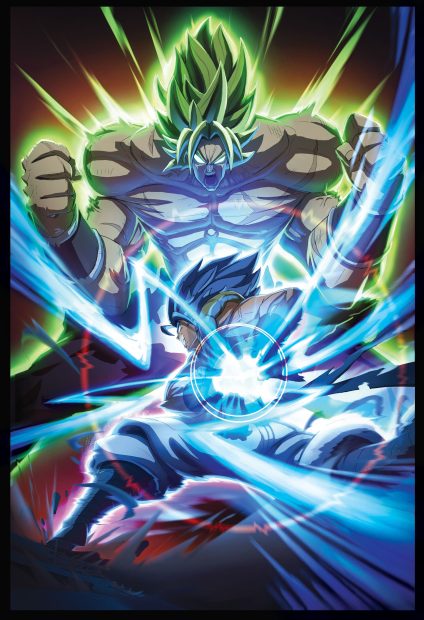 Broly Vs Gogeta Blue Wallpaper HD.