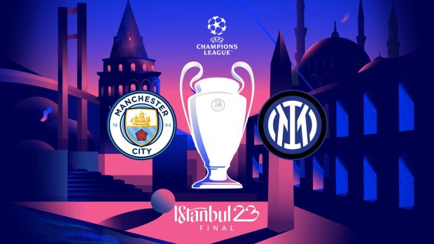 Champions League 2023 final Man City vs Inter.