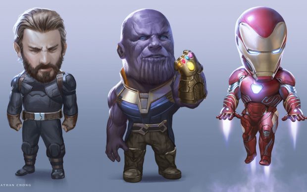 Chibi Infinity War Wallpaper HD.