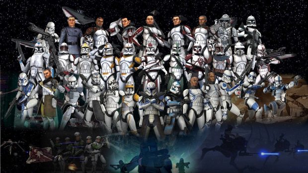 Clone Wars Wide Screen Wallpaper HD.