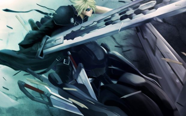 Cool Cloud Strife Background.