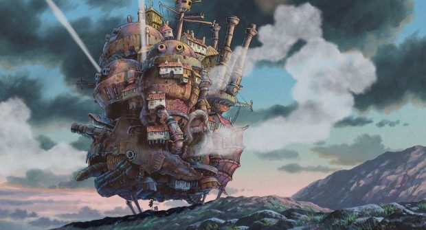 Cool Howl s Moving Castle Desktop Background.