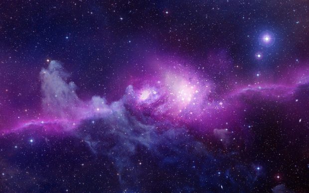 Cool Purple Galaxy Background.