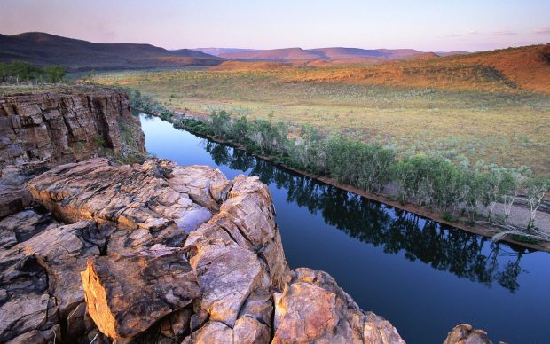 Cool River Background.