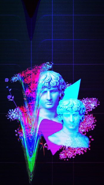 Cool Vaporwave Phone Wallpaper HD.