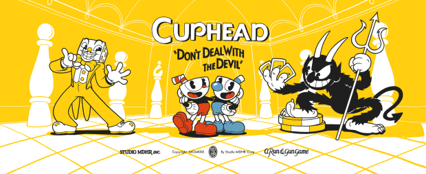 Cuphead Wide Screen Background.