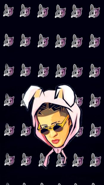 Cute Bad Bunny Wallpaper HD.