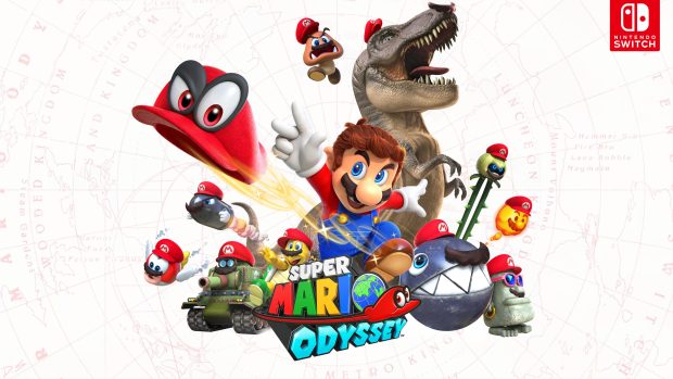 Cute Mario Odyssey Background.