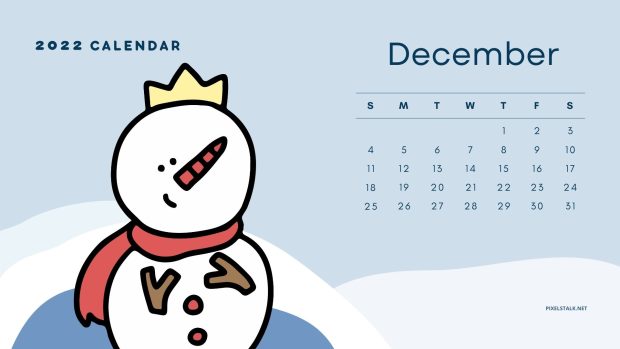 December 2022 Calendar Background Desktop.
